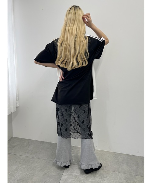 WC（ダブル シー）の「リボンシアースカート（スカート・レディース・ブラック/ホワイト・FREE）」の16枚目の写真