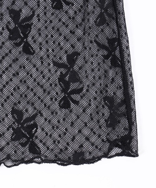 WC（ダブル シー）の「リボンシアースカート（スカート・レディース・ブラック/ホワイト・FREE）」の20枚目の写真
