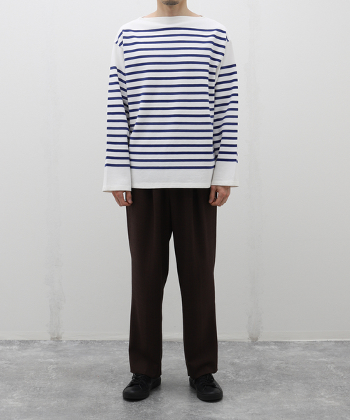 LENO(リノ)の「【LENO / リノ】BASQUE SHIRT(Tシャツ/カットソー・メンズ・ブルー系その他/パープル・SMALL/MEDIUM)」の3枚目の写真