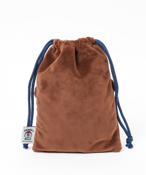 niko and...（ニコアンド）の「【BILLY(ビリー)】ぬいぐるみ巾着（ポーチ・レディース・ブラウン・0）」の3枚目の写真