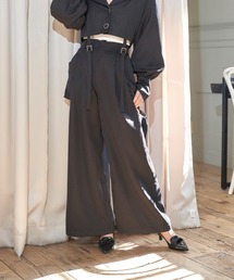 ANDGEEBEE | カットアウトワイドパンツ(その他パンツ)