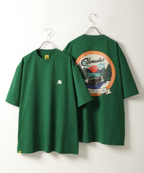 COBMASTER（コブマスター）の「【COBMASTER】アウトドア プリント クマワッペン ビッグシルエット Tシャツ 【吸水速乾】（Tシャツ/カットソー・メンズ・グリーン/ブラック/ホワイト/イエロー・X-LARGE/LARGE/MEDIUM）」の3枚目の写真
