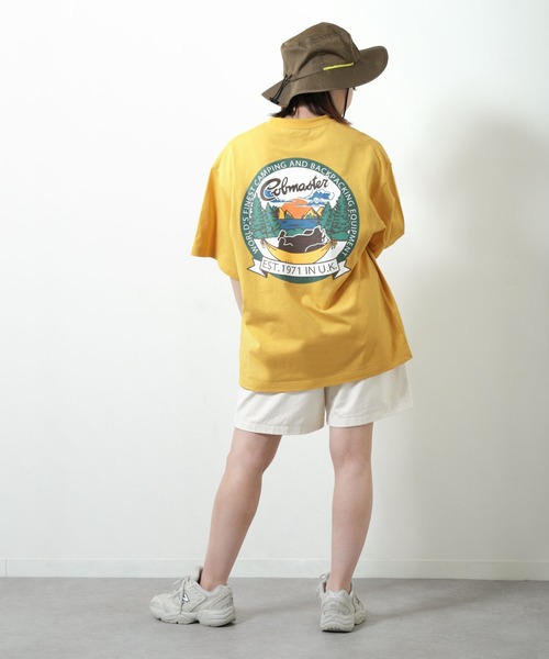 COBMASTER（コブマスター）の「【COBMASTER】アウトドア プリント クマワッペン ビッグシルエット Tシャツ 【吸水速乾】（Tシャツ/カットソー・メンズ・グリーン/ブラック/ホワイト/イエロー・X-LARGE/LARGE/MEDIUM）」の14枚目の写真