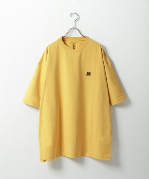 COBMASTER（コブマスター）の「【COBMASTER】アウトドア プリント クマワッペン ビッグシルエット Tシャツ 【吸水速乾】（Tシャツ/カットソー・メンズ・グリーン/ブラック/ホワイト/イエロー・X-LARGE/LARGE/MEDIUM）」の21枚目の写真