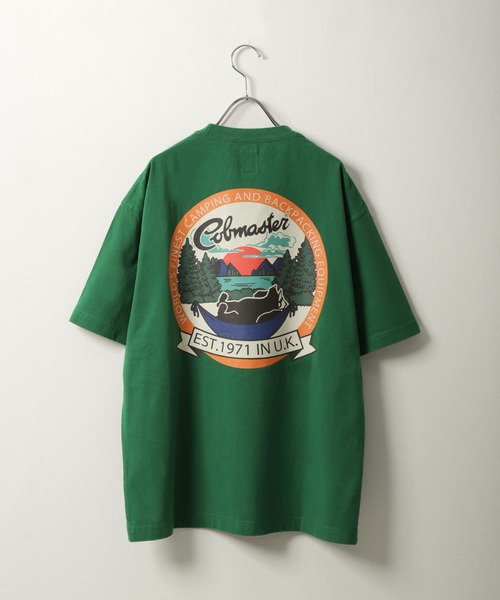 COBMASTER（コブマスター）の「【COBMASTER】アウトドア プリント クマワッペン ビッグシルエット Tシャツ 【吸水速乾】（Tシャツ/カットソー・メンズ・グリーン/ブラック/ホワイト/イエロー・X-LARGE/LARGE/MEDIUM）」の20枚目の写真
