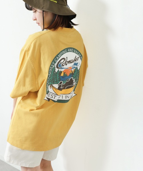 COBMASTER（コブマスター）の「【COBMASTER】アウトドア プリント クマワッペン ビッグシルエット Tシャツ 【吸水速乾】（Tシャツ/カットソー・メンズ・グリーン/ブラック/ホワイト/イエロー・X-LARGE/LARGE/MEDIUM）」の12枚目の写真