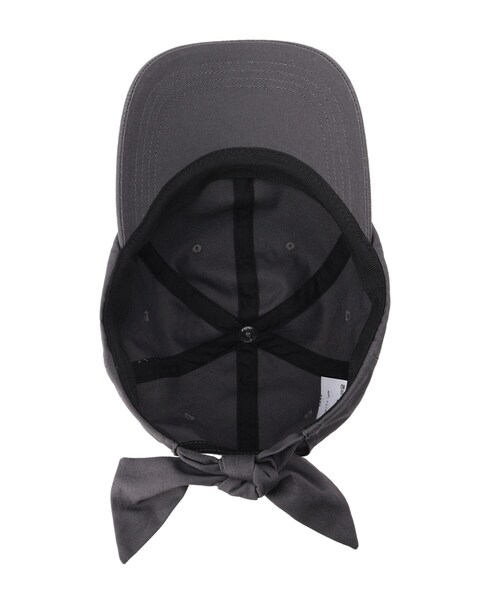 ITS'DEMO（イッツデモ）の「◆【手洗い可／サイズ調節可／UVケア加工】コットンバックリボンキャップ（キャップ・レディース・ダークグレー/ベージュ・00）」の6枚目の写真