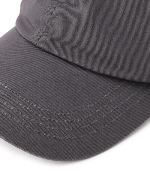 ITS'DEMO（イッツデモ）の「◆【手洗い可／サイズ調節可／UVケア加工】コットンバックリボンキャップ（キャップ・レディース・ダークグレー/ベージュ・00）」の8枚目の写真