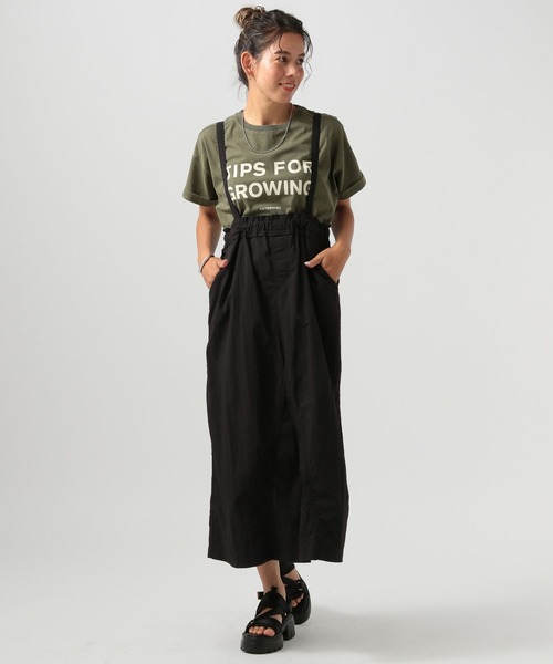 BAYFLOW(ベイフロー)の「ピグメントロゴT(Tシャツ/カットソー・レディース・ダークグレー/ピンク/オフホワイト/チャコールグレー/ブルー/カーキ/サックスブルー/ダークグリーン/ブラック/イエロー/ブルー系その他/ホワイト・X-SMALL/SMALL/MEDIUM)」の22枚目の写真