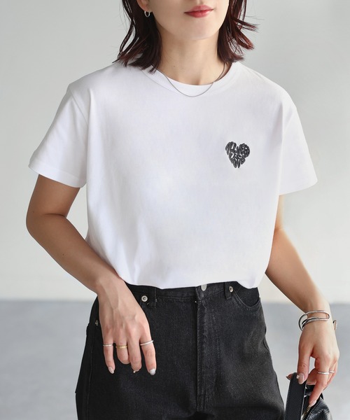 RILY ハートロゴTシャツ RILY ハートロゴTシャツ Heart Logo LS Tee | RILY | VERTICAL
