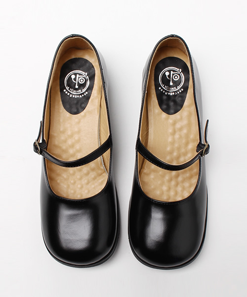 YOSUKE（ヨースケ）の「「YOSUKE/ヨースケ」ワンストラップフラットパンプス（パンプス・レディース・ブラック/ダークブラウン/ホワイト/ブラック系その他/ブラウン/ブラウン系その他/ワイン/ブラック系その他2・23/23.5/25/24/24.5）」の13枚目の写真