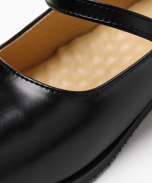 YOSUKE（ヨースケ）の「「YOSUKE/ヨースケ」ワンストラップフラットパンプス（パンプス・レディース・ブラック/ダークブラウン/ホワイト/ブラック系その他/ブラウン/ブラウン系その他/ワイン/ブラック系その他2・23/23.5/25/24/24.5）」の14枚目の写真