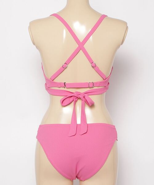 ムラサキスポーツ限定】LAETITIA/レリッタ クロスビキニ リブ 440801