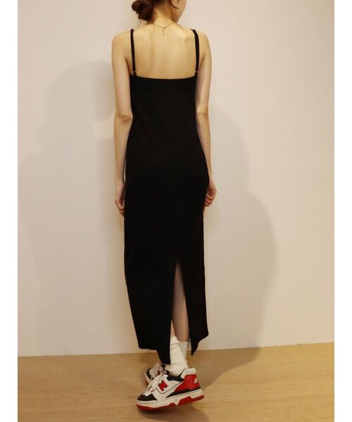 EVRIS（エヴリス）の「リブキャミソールロングワンピース（ワンピース・レディース・ブラック/ブルー/グレー/ホワイト・FREE）」の16枚目の写真