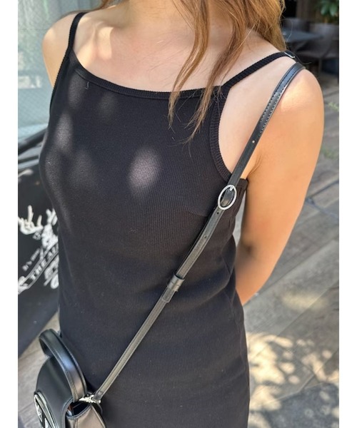 EVRIS（エヴリス）の「リブキャミソールロングワンピース（ワンピース・レディース・ブラック/ブルー/グレー/ホワイト・FREE）」の20枚目の写真