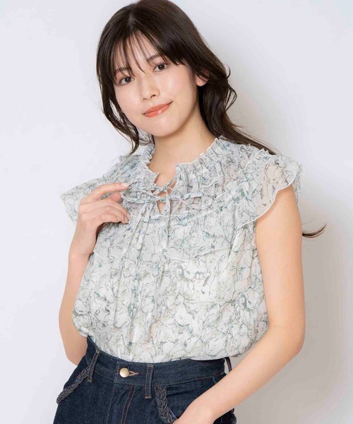 【セール】フリルギャザーブラウス（シャツ/ブラウス）｜Noela（ノエラ）