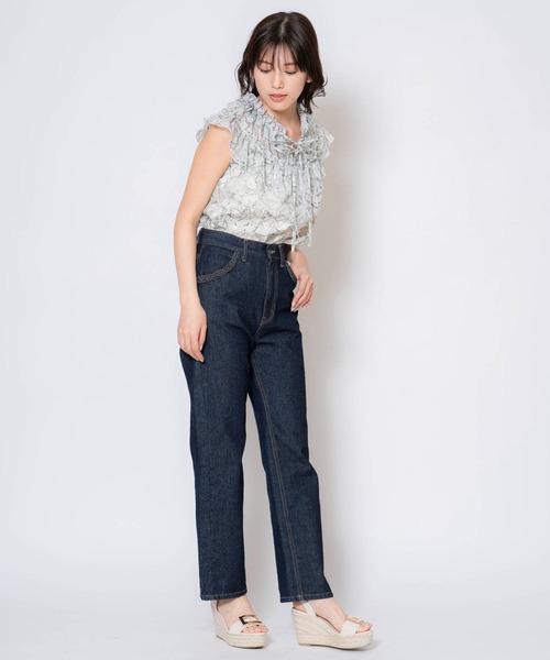 NOELA（ノエラ）の「フリルギャザーブラウス（シャツ/ブラウス・レディース・グリーン/グレー/ブルー・フリー）」の18枚目の写真