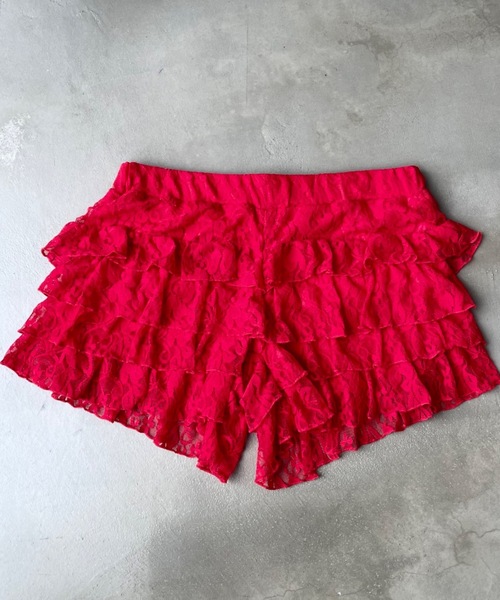 SHAGGIE（シャギー）の「レ―スショートパンツ（その他パンツ・レディース・ブラック/レッド/ホワイト・FREE）」の22枚目の写真