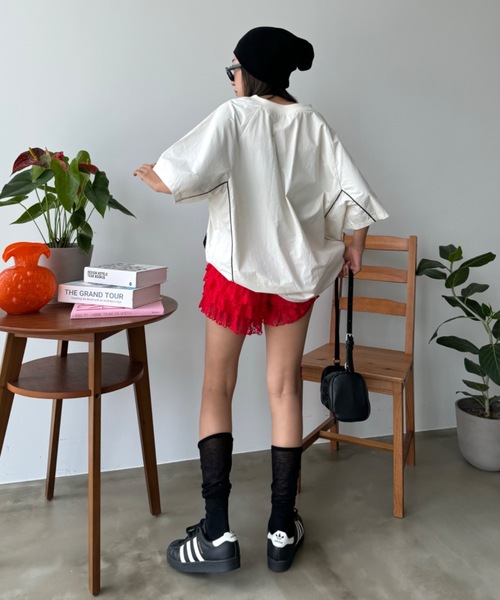 SHAGGIE（シャギー）の「レ―スショートパンツ（その他パンツ・レディース・ブラック/レッド/ホワイト・FREE）」の21枚目の写真