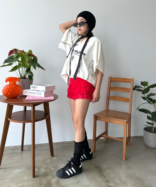 SHAGGIE（シャギー）の「レ―スショートパンツ（その他パンツ・レディース・ブラック/レッド/ホワイト・FREE）」の20枚目の写真