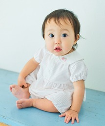 ロンパース（ピンク/桃色系・ボーダー柄）ファッション通販 - ZOZOTOWN