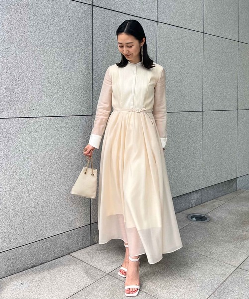 reigram♡　シアードッキングピンタックブザムワンピース シアードッキングピンタックブザムワンピース ヴィンテージ