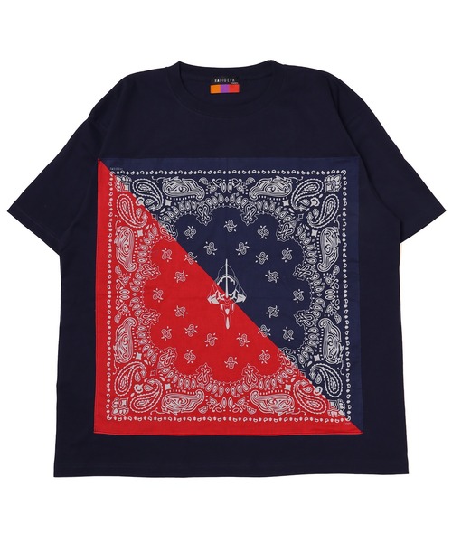 RADIO EVA A208 EVA-01 PAISLEYS 2TONE BANDANNA T-Shirt（Tシャツ/カットソー）｜RADIO EVA（ラヂオエヴァ）