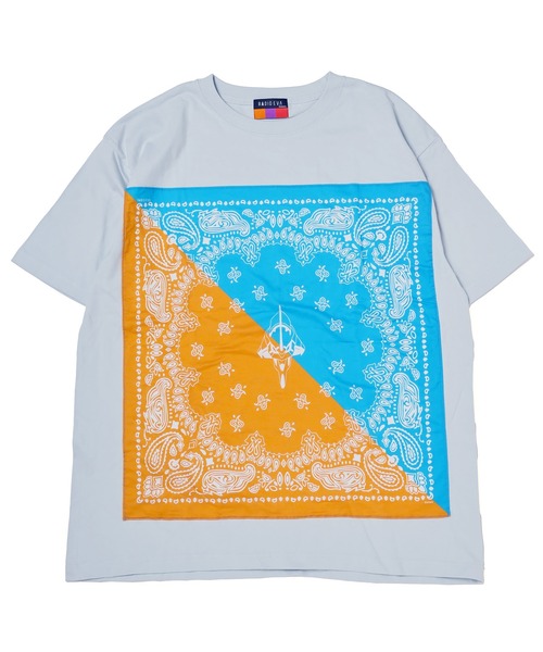 RADIO EVA A208 EVA-01 PAISLEYS 2TONE BANDANNA T-Shirt（Tシャツ/カットソー）｜RADIO EVA（ラヂオエヴァ）