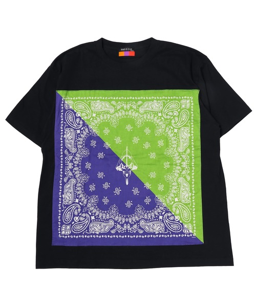 RADIO EVA A208 EVA-01 PAISLEYS 2TONE BANDANNA T-Shirt（Tシャツ/カットソー）｜RADIO EVA（ラヂオエヴァ）