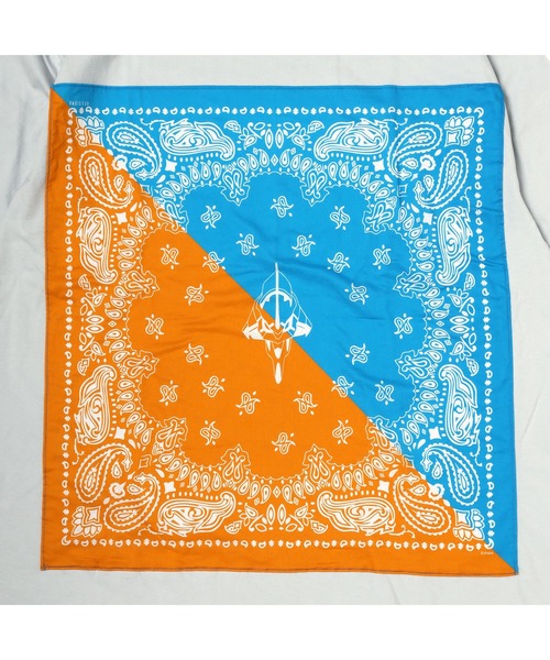 RADIO EVA A208 EVA-01 PAISLEYS 2TONE BANDANNA T-Shirt（Tシャツ/カットソー）｜RADIO EVA（ラヂオエヴァ）