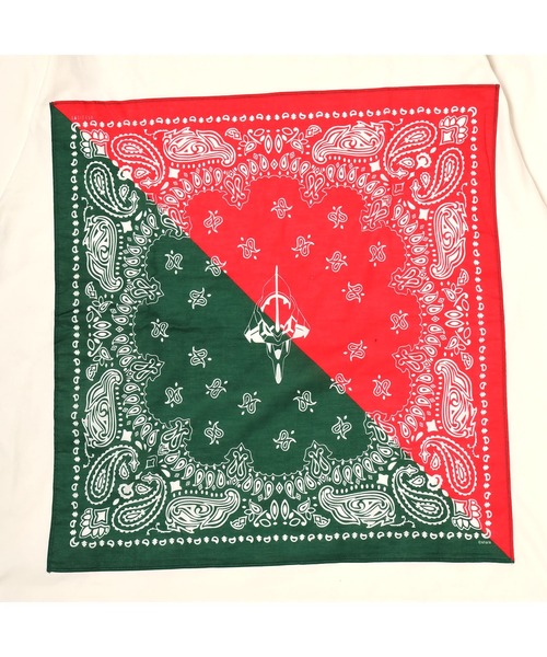 RADIO EVA A208 EVA-01 PAISLEYS 2TONE BANDANNA T-Shirt（Tシャツ/カットソー）｜RADIO EVA（ラヂオエヴァ）