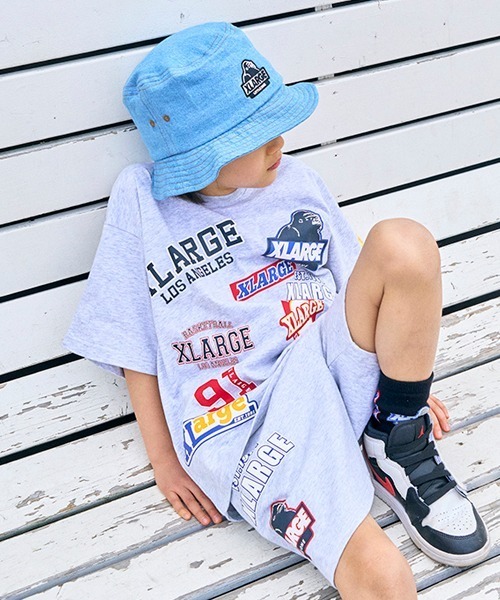 XLARGE KIDS（エクストララージキッズ）の「MIXロゴ半袖Tシャツ