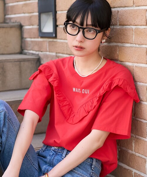 セール】Vフリル ロゴTシャツ（Tシャツ/カットソー）｜FREAK'S