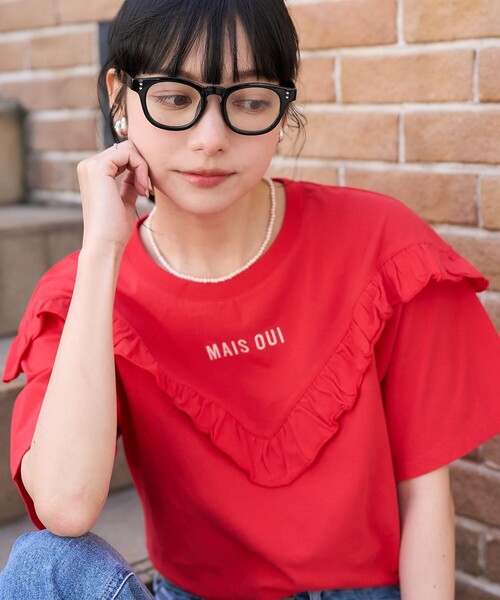 セール】Vフリル ロゴTシャツ（Tシャツ/カットソー）｜FREAK'S