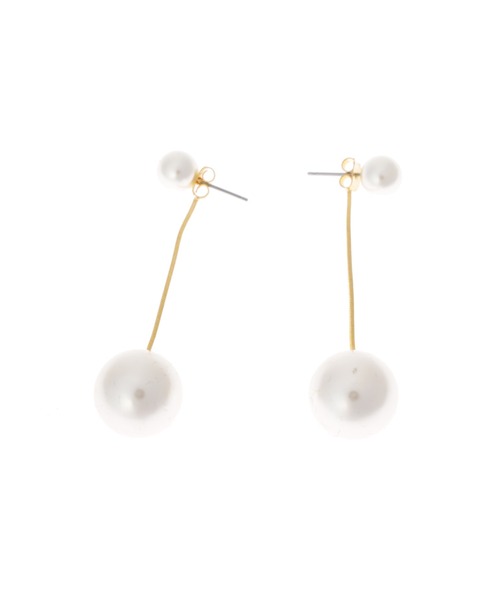 fifth（フィフス）の「大粒パールデザインピアス（ピアス（両耳用）・レディース・ゴールド/シルバー・FREE）」の3枚目の写真