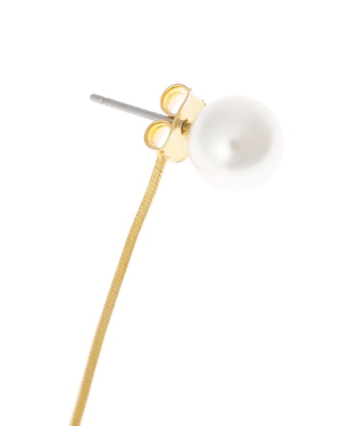 fifth（フィフス）の「大粒パールデザインピアス（ピアス（両耳用）・レディース・ゴールド/シルバー・FREE）」の8枚目の写真