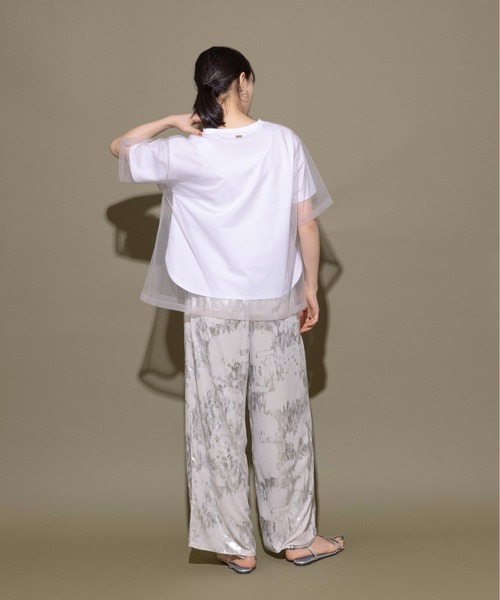 箔プリント リラックスパンツ Eimee Law│Eimee Law & LHELBIE  