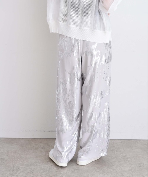 箔プリント リラックスパンツ Eimee Law│Eimee Law & LHELBIE  