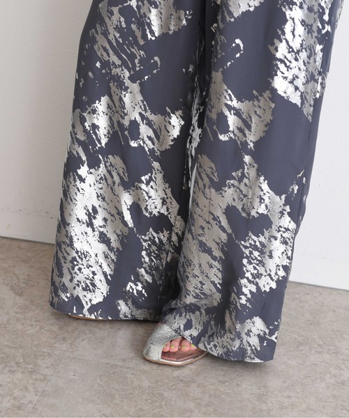 箔プリント リラックスパンツ Eimee Law│Eimee Law & LHELBIE  