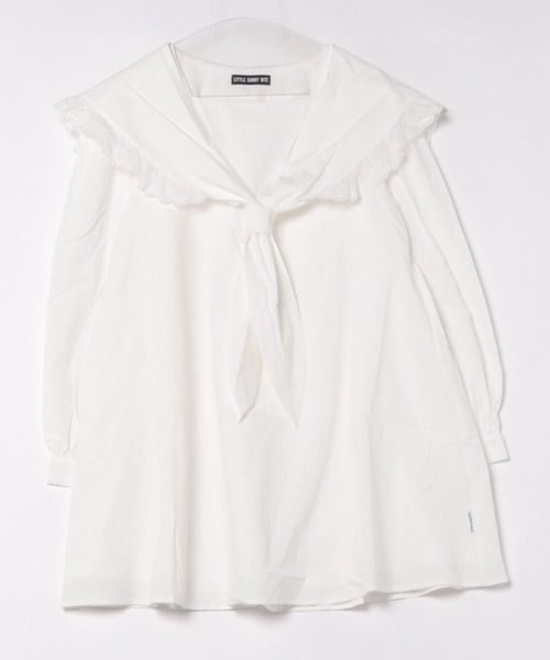 Little sunny bite（リトルサニーバイト）の「【8】【it】【Little Sunny Bite 】sailor collar dress（ドレス・レディース・ブラック/ブルー・SMALL）」の3枚目の写真