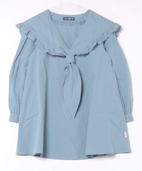 Little sunny bite（リトルサニーバイト）の「【8】【it】【Little Sunny Bite 】sailor collar dress（ドレス・レディース・ブラック/ブルー・SMALL）」の5枚目の写真