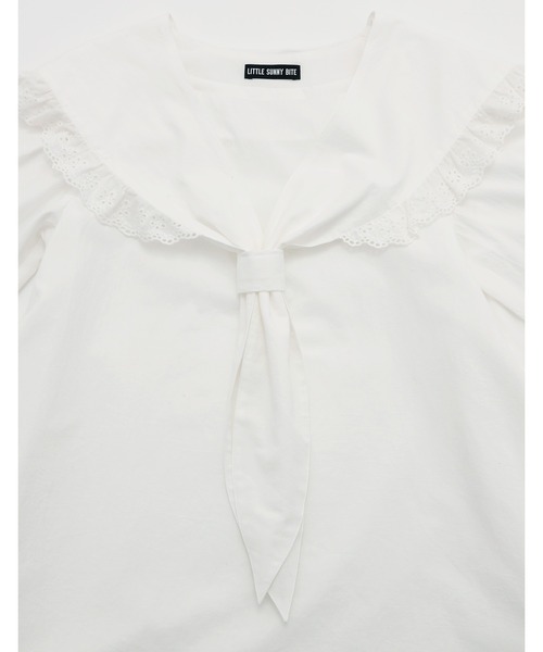 Little sunny bite（リトルサニーバイト）の「【8】【it】【Little Sunny Bite 】sailor collar dress（ドレス・レディース・ブラック/ブルー・SMALL）」の11枚目の写真