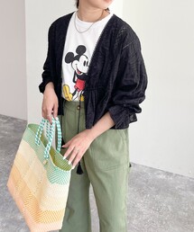 fredy emue | コットンジャガードボレロブラウス(シャツ/ブラウス)