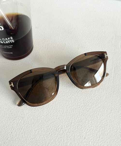 mystic（ミスティック）の「ブラウンクリアサングラス（メガネ・レディース・ブラウン・ONE SIZE）」の3枚目の写真