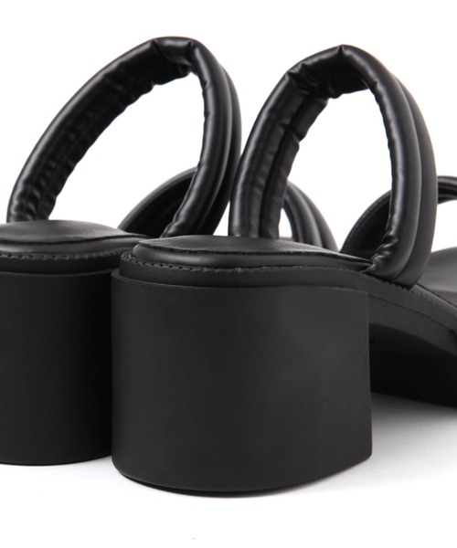 BAYFLOW（ベイフロー）の「[フィットする中敷きクッション]チューブサンダル（サンダル・レディース・ブラック/ホワイト・MEDIUM/LARGE）」の8枚目の写真