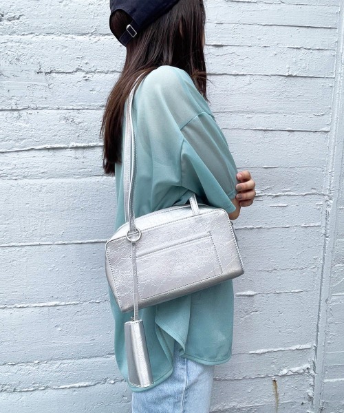 ENIM BY VICKY(エニムバイビッキー)の「ポケット付きシアーTシャツ《手洗い可能》(Tシャツ/カットソー・レディース・ホワイト/グリーン/ピンク・M)」の17枚目の写真