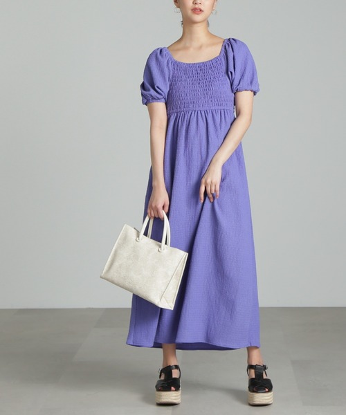 FREE'S MART（フリーズマート）の「◆エンボスペイズリーバッグ（トートバッグ・レディース・ホワイト/ブラック/カーキ・ﾌﾘ-）」の8枚目の写真