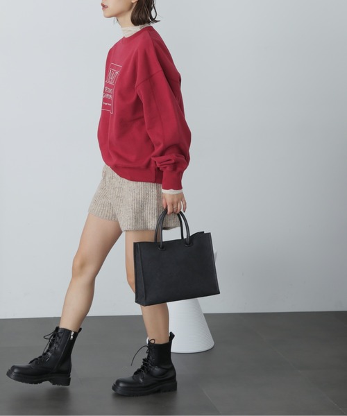 FREE'S MART（フリーズマート）の「◆エンボスペイズリーバッグ（トートバッグ・レディース・ホワイト/ブラック/カーキ・ﾌﾘ-）」の17枚目の写真