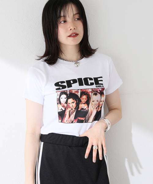 GOOD ROCK SPEED(グッドロックスピード)の「【GOOD ROCK SPEED/グッドロックスピード】 SPICE GIRLS:Tシャツ(ホワイト)(Tシャツ/カットソー・レディース・ホワイト・FREE)」の3枚目の写真