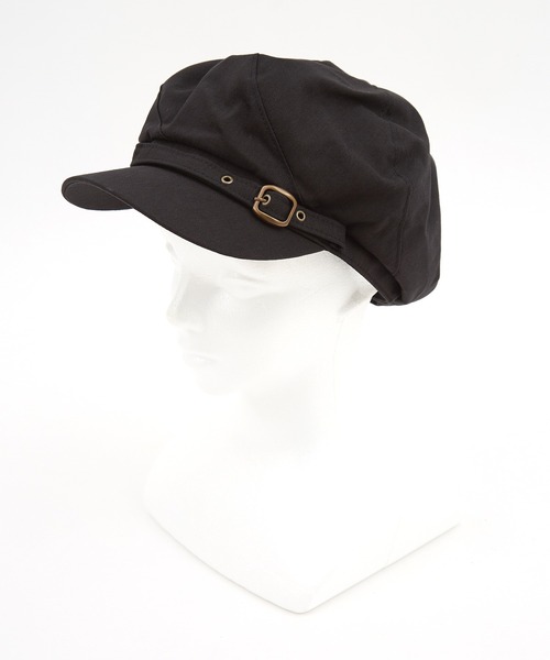 an meets zakka(アンミツザッカ)の「an meets zakka ベルトポイントヘリンボーンキャスケット / メンズ レディース 帽子(キャスケット・メンズ・ブラック/ブラウン/ベージュ・ONESIZE)」の11枚目の写真